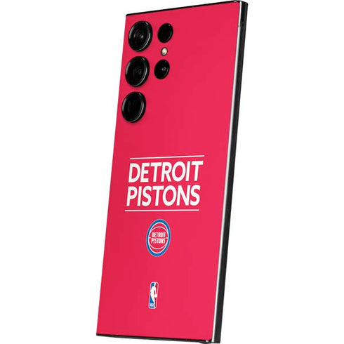 NBA Detroit Pistons Standard - Red Galaxy S25 Ultra Skin